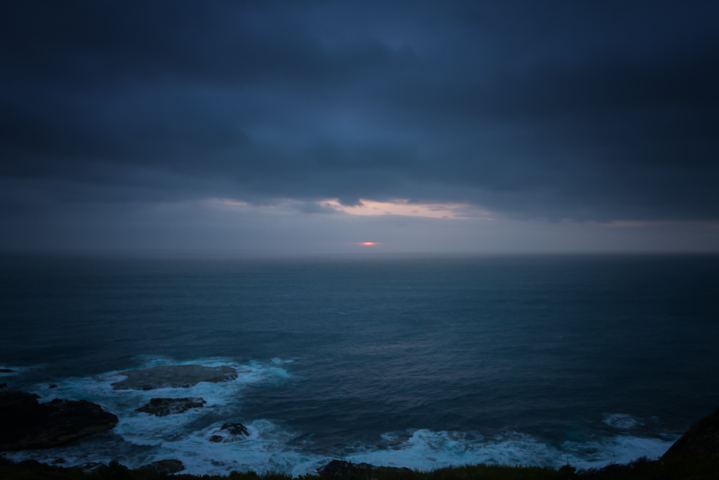 sun-setting-ocean-cape-schanck