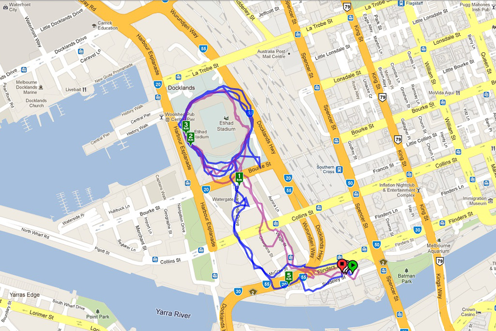 GPS-route-in-melbourne