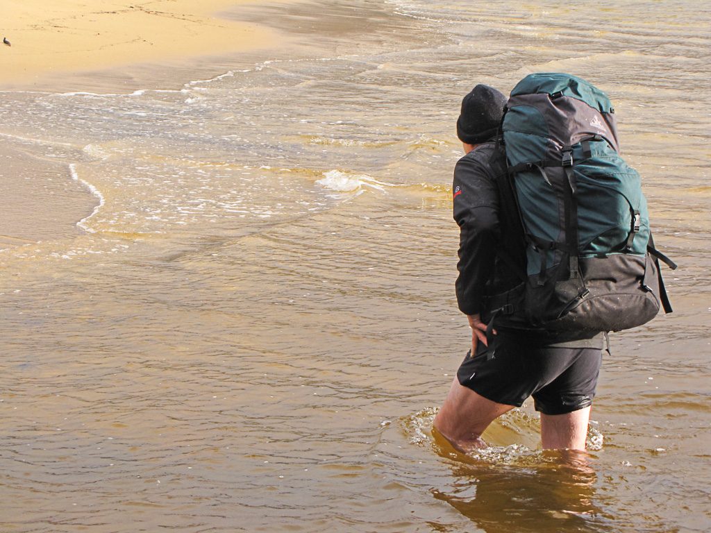 wading-during-hike-wilsons-promontory