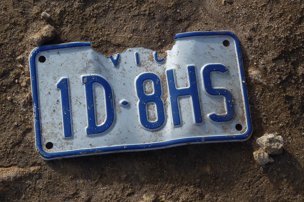 victorian-number-plate