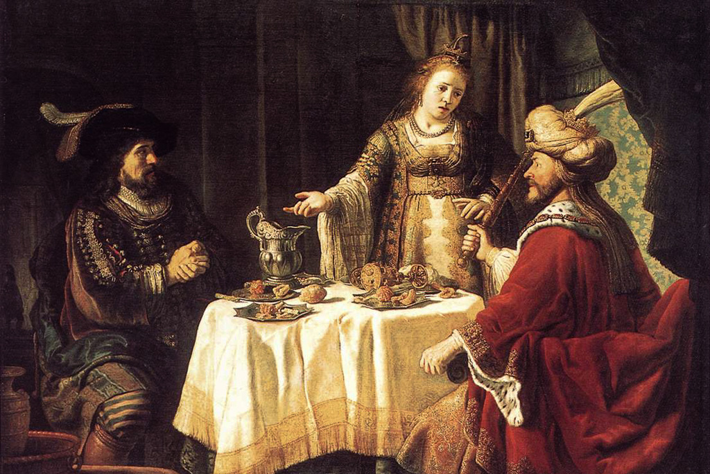 Jan Victors - The Banquet of Esther (ca. 1640)
